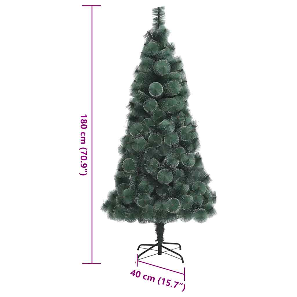 Mākslīgā eglīte ar priekšapgaismojumu, zaļa, 180 cm, PET