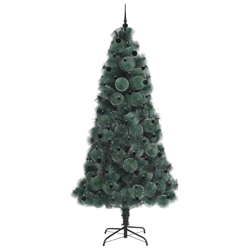Artificial pre-lit Christmas tree SNOW HOLLOW, with bauble set