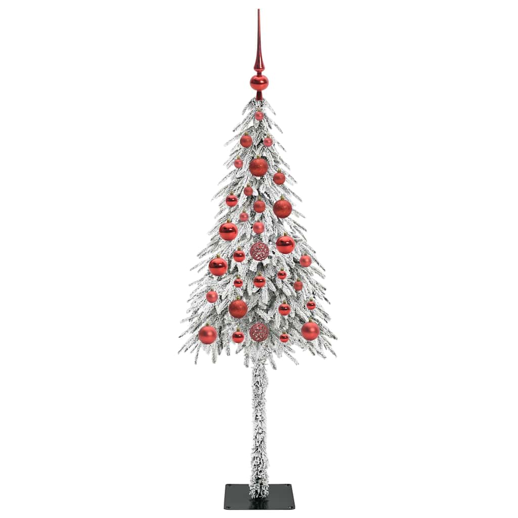 Kalėdų eglutė su 150 LED s stovu Balta 120 cm PE ir Plienas