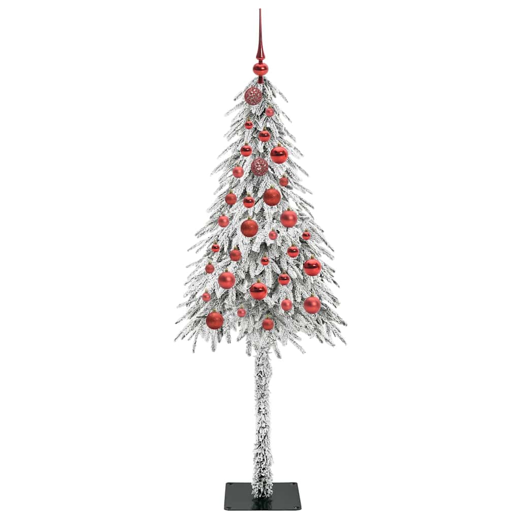 Kalėdų eglutė su 150 LED s stovu Balta 150 cm PE ir Plienas