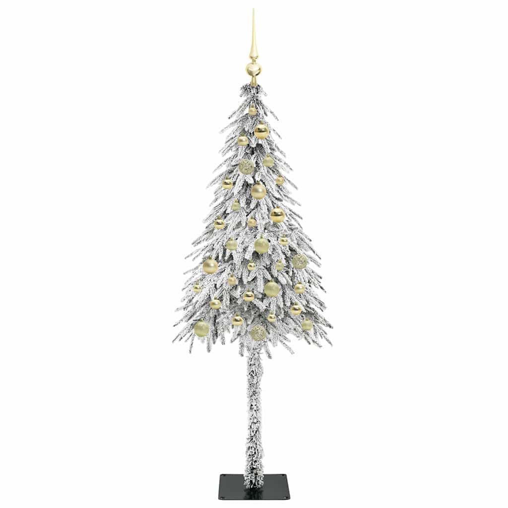 Kalėdų eglutė su 150 LED s stovu Balta 150 cm PE ir Plienas
