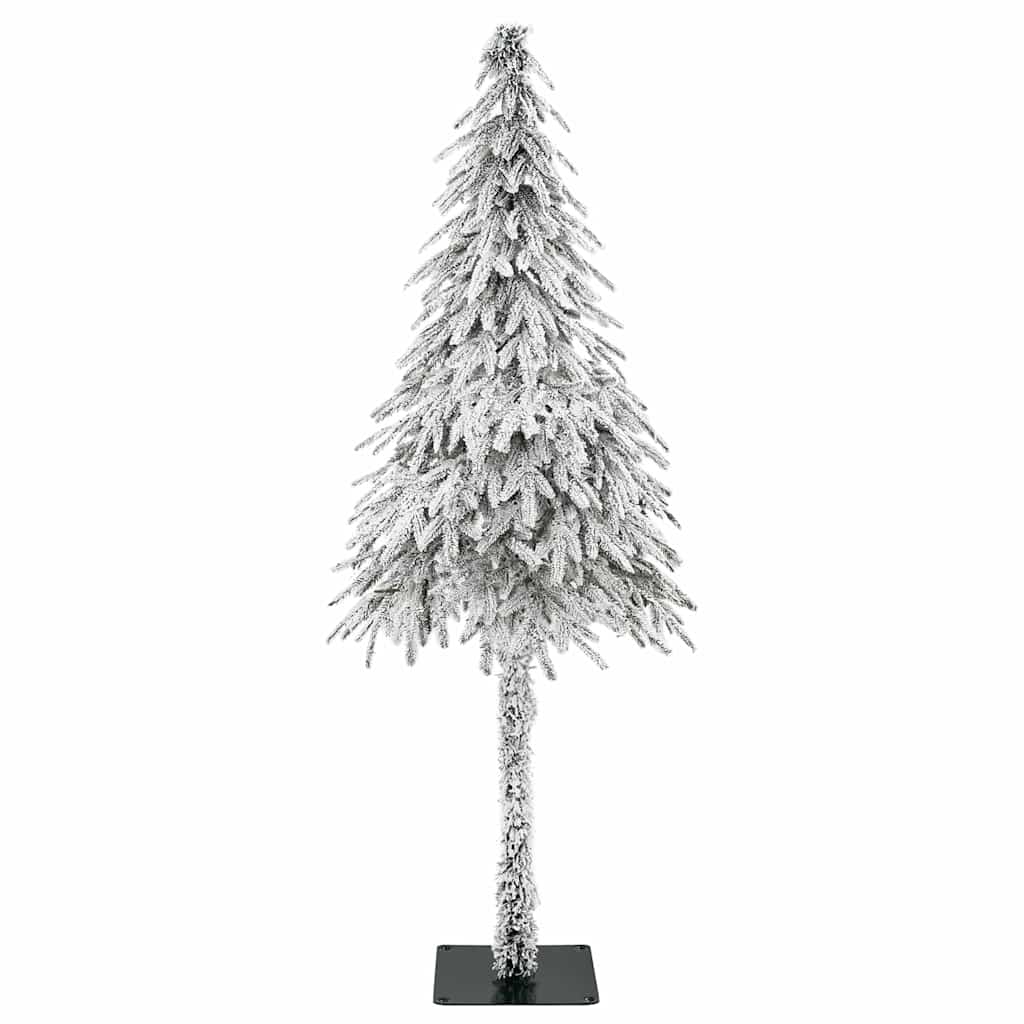 Kalėdų eglutė su 300 LED s stovu Balta 210 cm PE ir Plienas