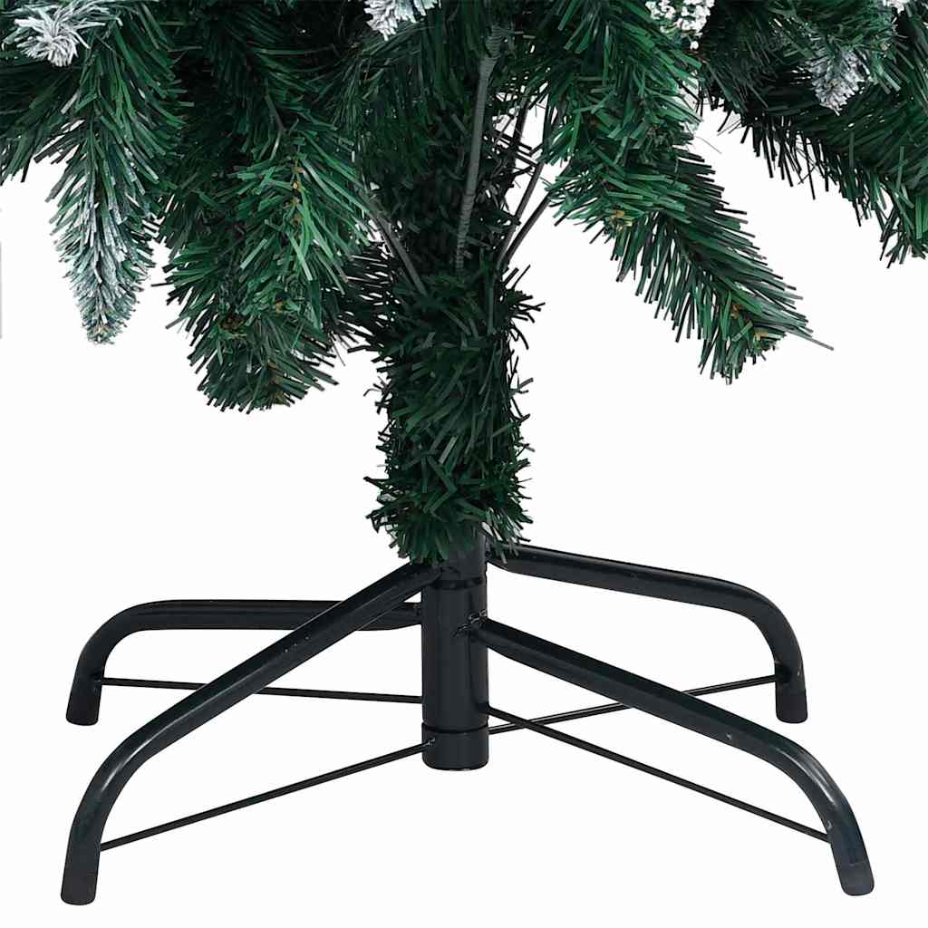 Dirbtinė Kalėdų eglutė Žalia 150 cm PVC ir Plienas ir Plastikas