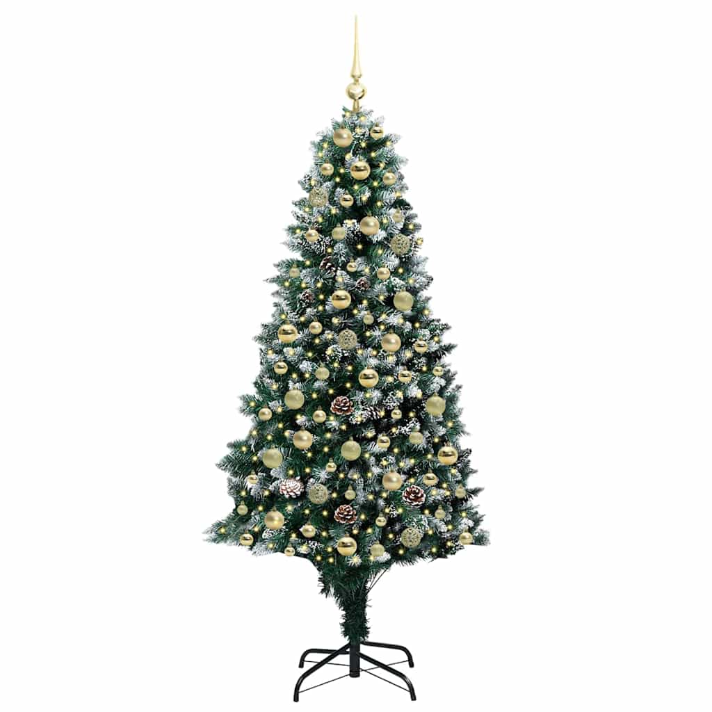 Dirbtinė Kalėdų eglutė Žalia 180 cm PVC, plienas ir plastikas