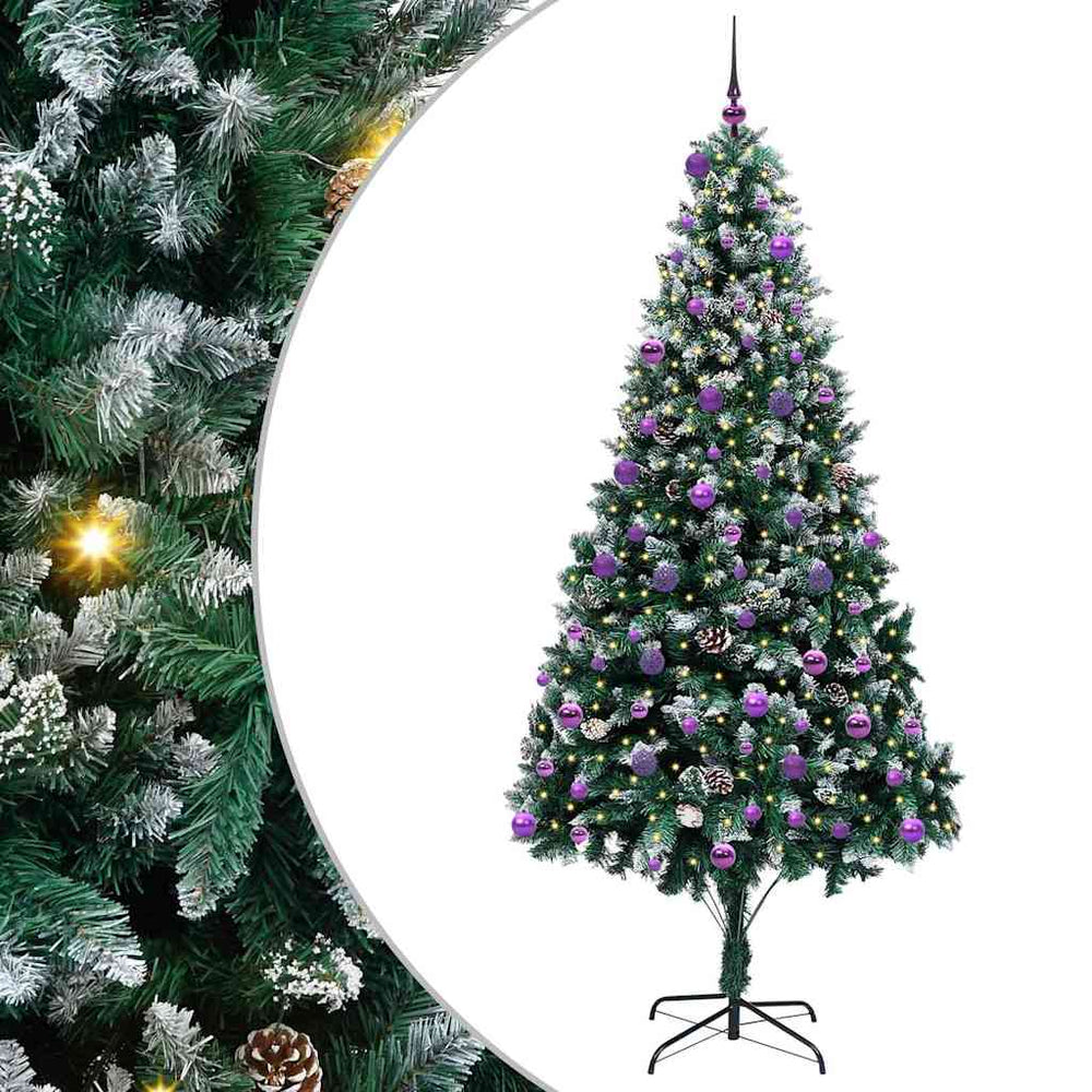 Artificial Christmas tree CROWN CROWN, Green 240 pcs. , plastic