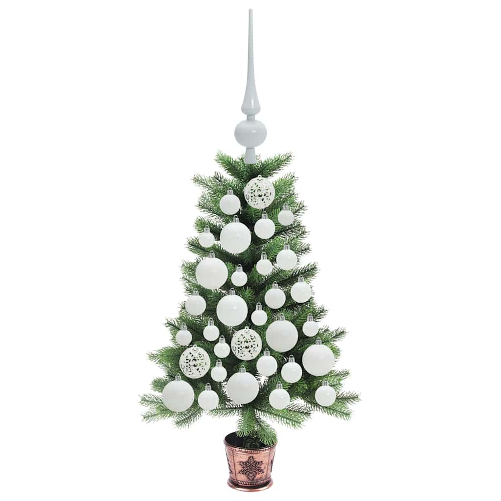 Kalėdų eglutė su 150 LED s stovu Žalia 65 cm PE