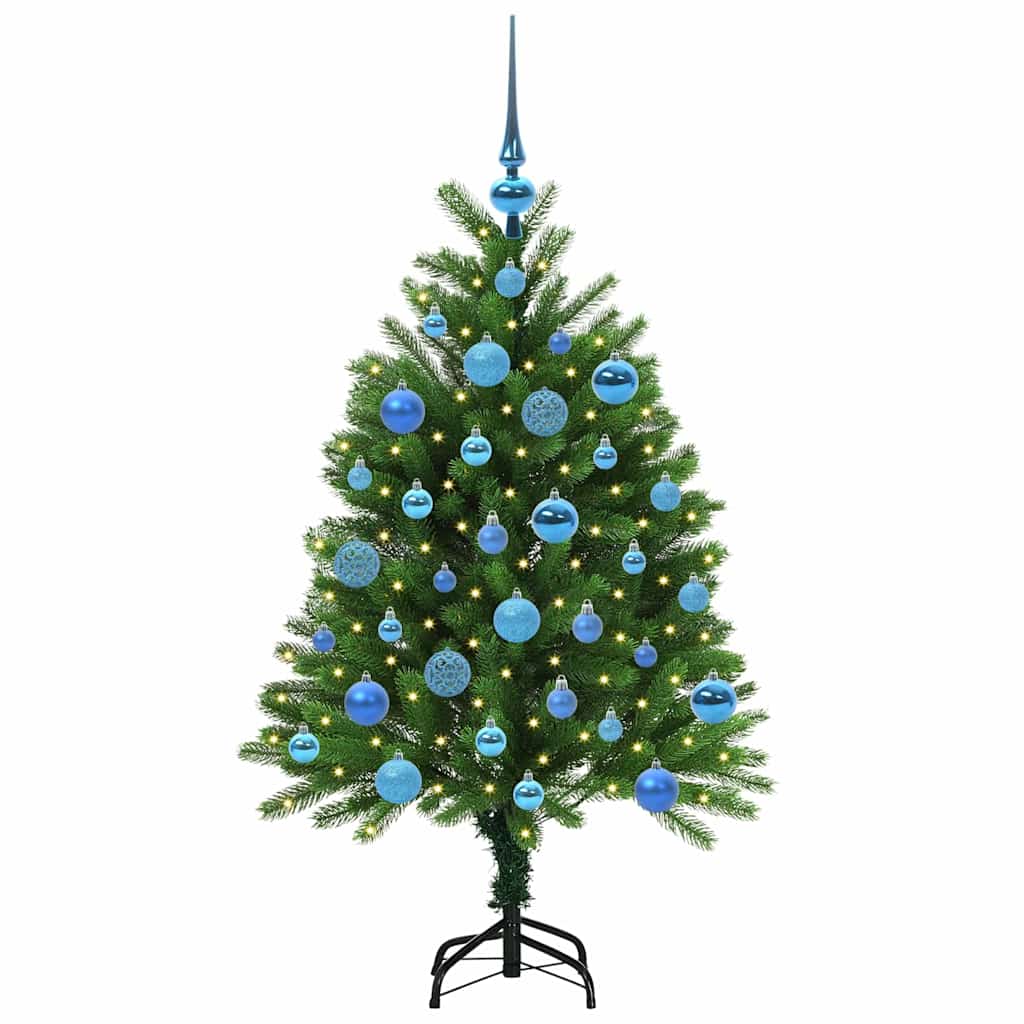 Kalėdų eglutė su 150 LED s stovu Žalia 120 cm PE