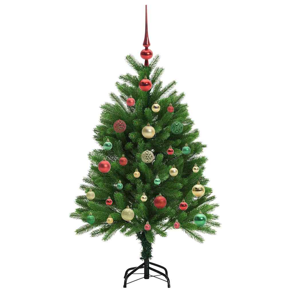 Ziemassvētku eglīte ar 150 LED un statīvu Zaļa 120 cm PE