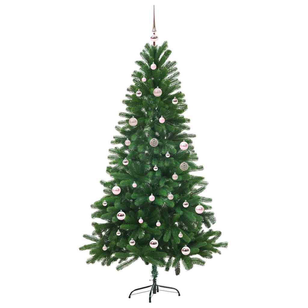Kalėdų eglutė su 150 LED s stovu Žalia 150 cm PE