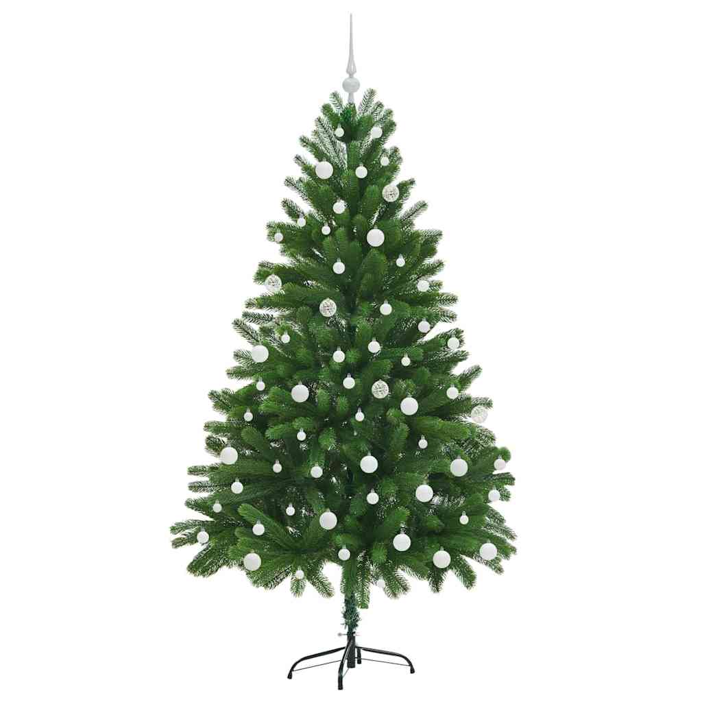 Kalėdų eglutė su 300 LED s stovu Žalia 180 cm PE