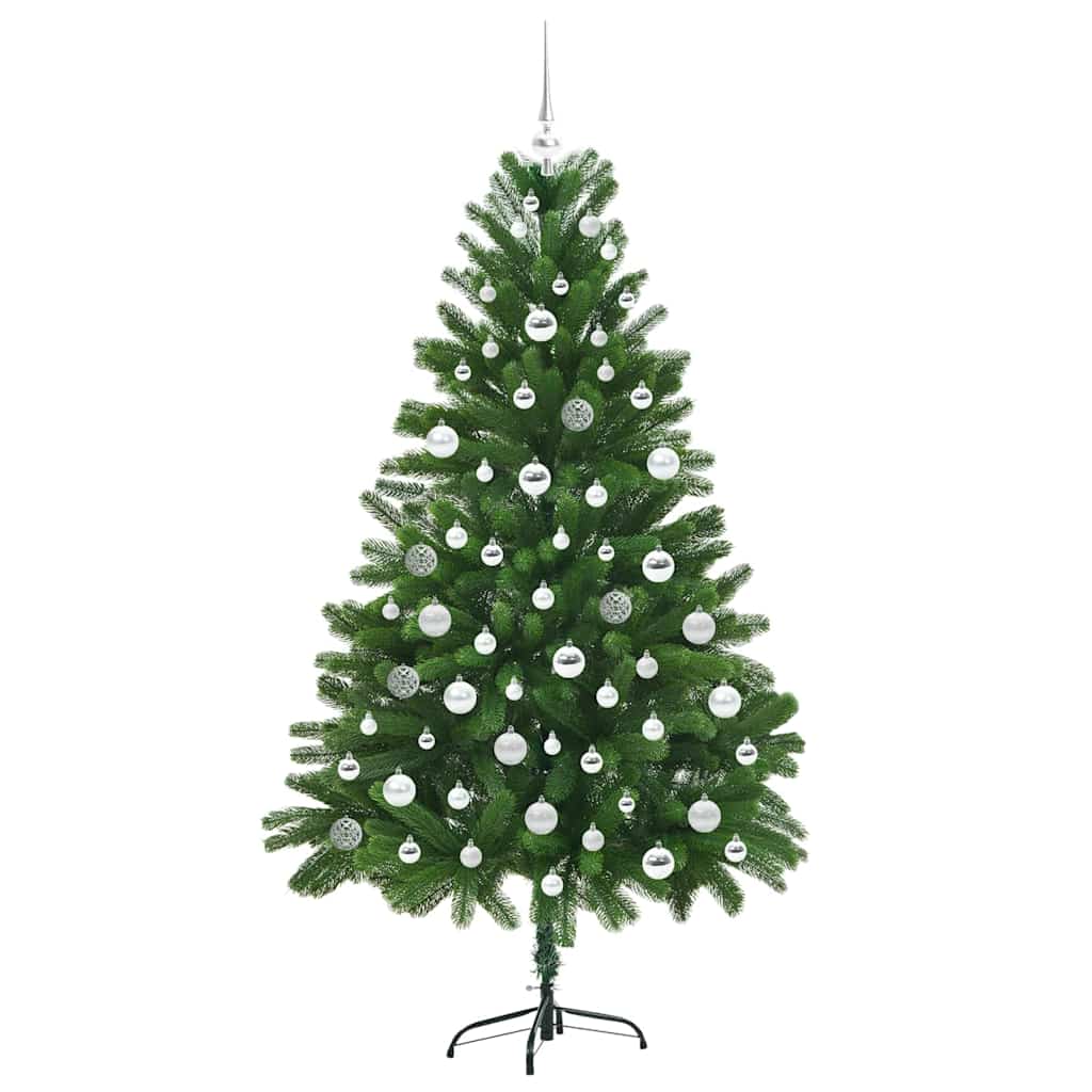 Ziemassvētku egle ar 300 gaismas diožu statīvu zaļa 180 cm PE