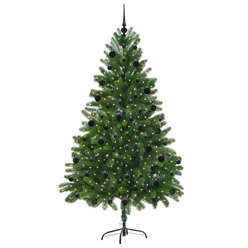 Kalėdų eglutė GROVE HOLLOW, su 300 LED stovu Žalia 210 cm.