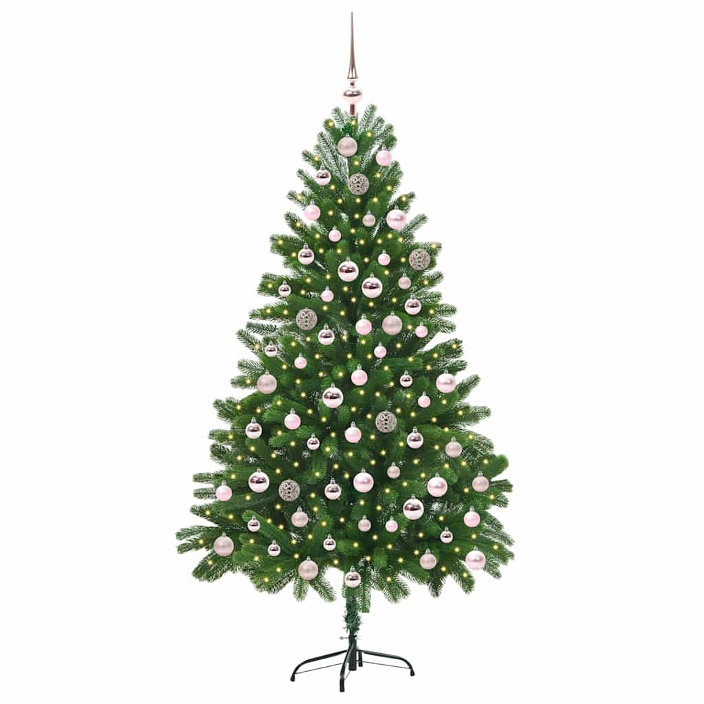 Kalėdų eglutė GROVE HOLLOW, su 300 LED stovu Žalia 210 cm.