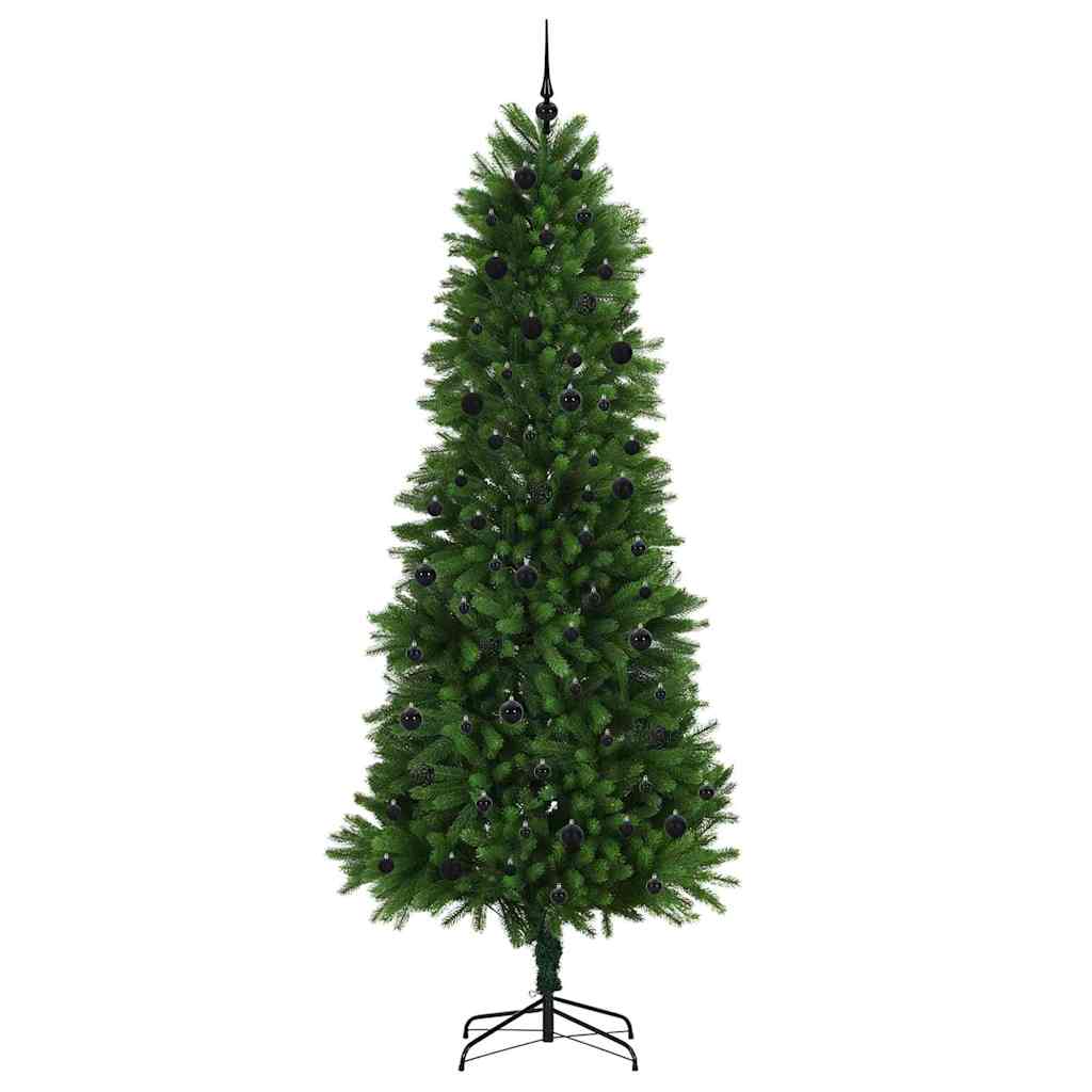 Kalėdų eglutė su 300 LED s stovu Žalia 240 cm PE