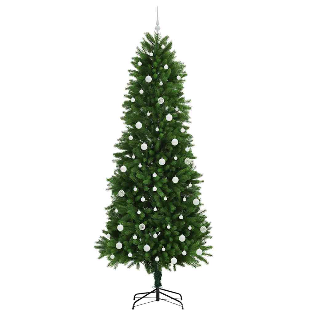 Kalėdų eglutė su 300 LED s stovu Žalia 240 cm PE