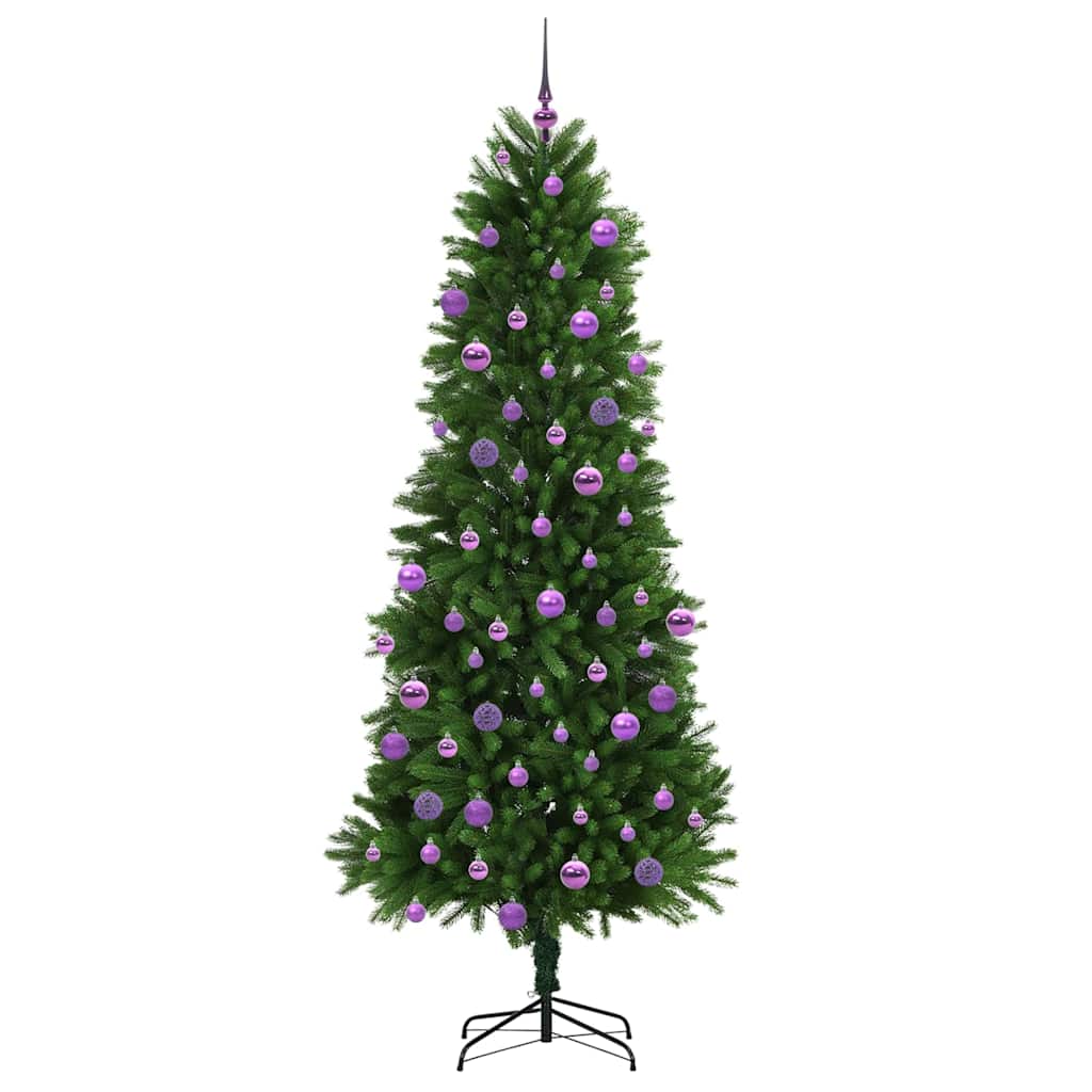 Kalėdų eglutė su 300 LED s stovu Žalia 240 cm PE
