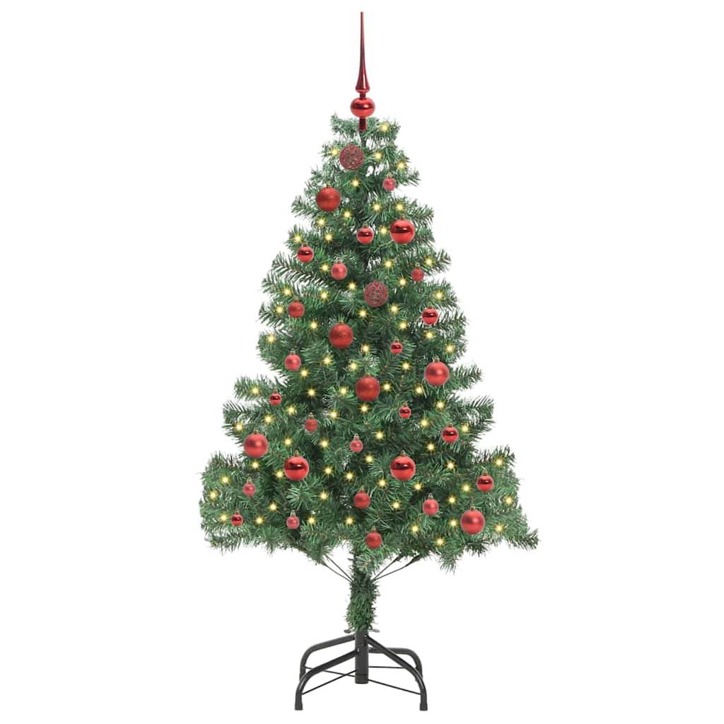 Kalėdų eglutė SNOW MOON, su 150 LED stovu Žalia 150 cm.