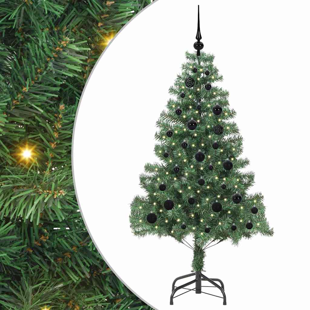 Kalėdų eglutė SNOW MOON, su 150 LED stovu Žalia 150 cm.
