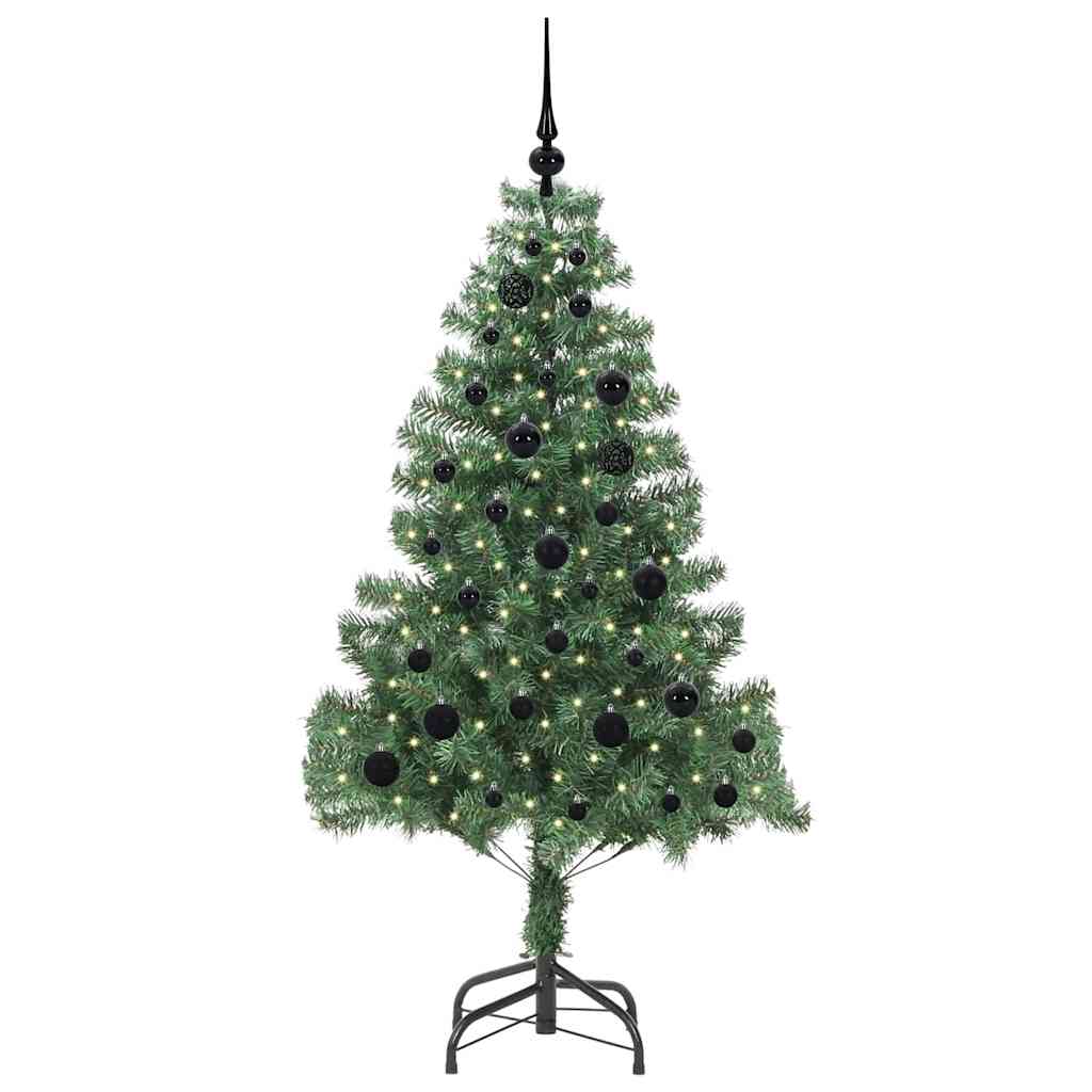 Kalėdų eglutė SNOW MOON, su 150 LED stovu Žalia 150 cm.