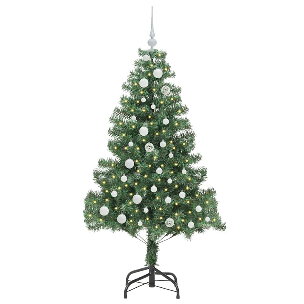 Ziemassvētku eglīte SNOW MOON, ar 150 LED lampiņām, zaļa, 150 cm.