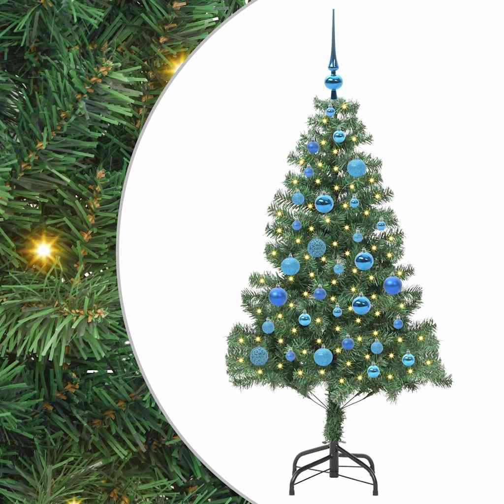 Kalėdų eglutė SNOW MOON, su 150 LED stovu Žalia 150 cm.