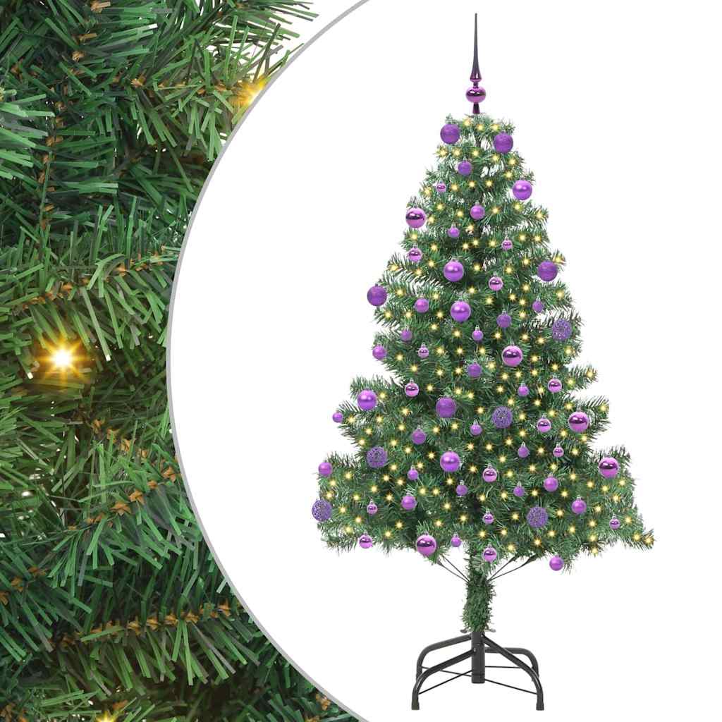 Ziemassvētku egle ARCTIC GROVE, ar 300 LED statīvu, zaļa, 180 cm.