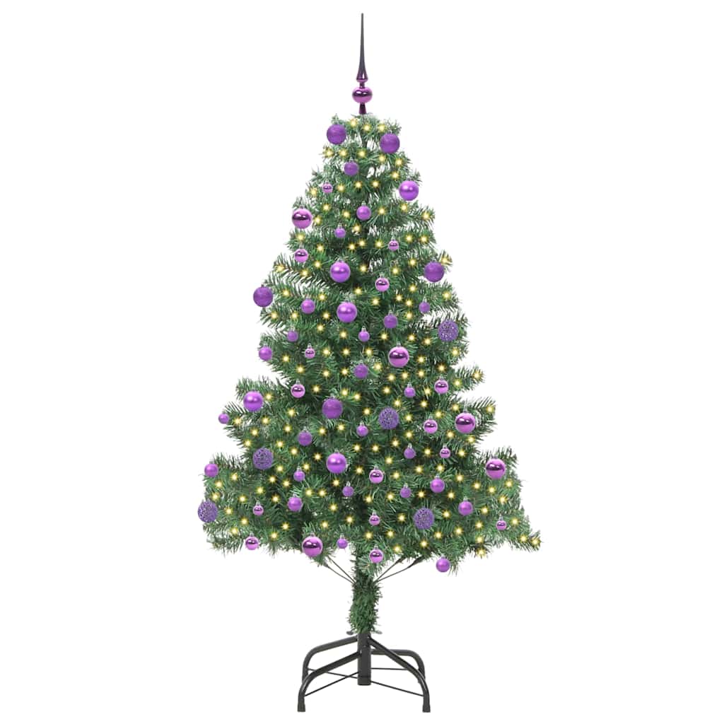 Ziemassvētku egle ARCTIC GROVE, ar 300 LED statīvu, zaļa, 180 cm.