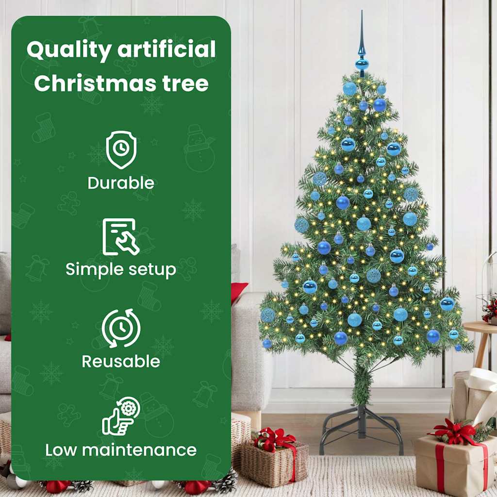 Kalėdų eglutė ARCTIC GROVE, su 300 LED stovu Žalia 180 cm.