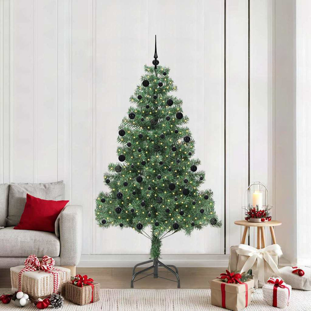 Kalėdų eglutė PINE HOLLOW, su 300 LED stovu Žalia 210 cm.