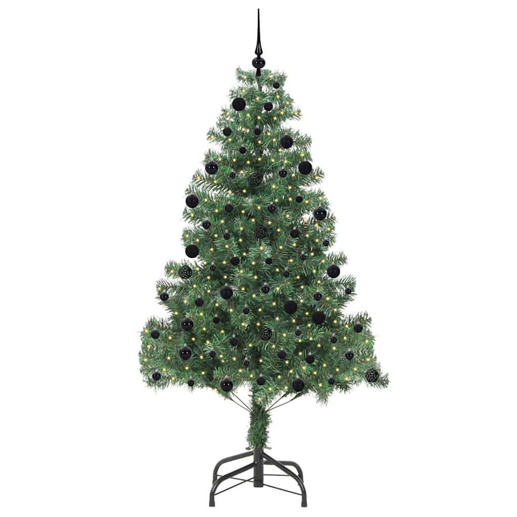 Kalėdų eglutė PINE HOLLOW, su 300 LED stovu Žalia 210 cm.
