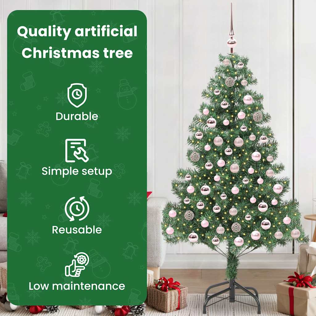Kalėdų eglutė PINE HOLLOW, su 300 LED stovu Žalia 210 cm.