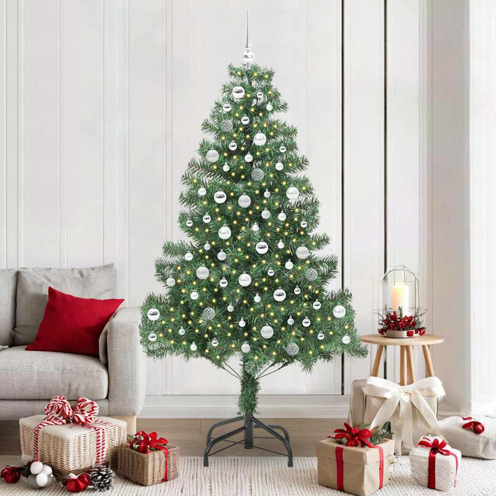 Kalėdų eglutė PINE HOLLOW, su 300 LED stovu Žalia 210 cm.
