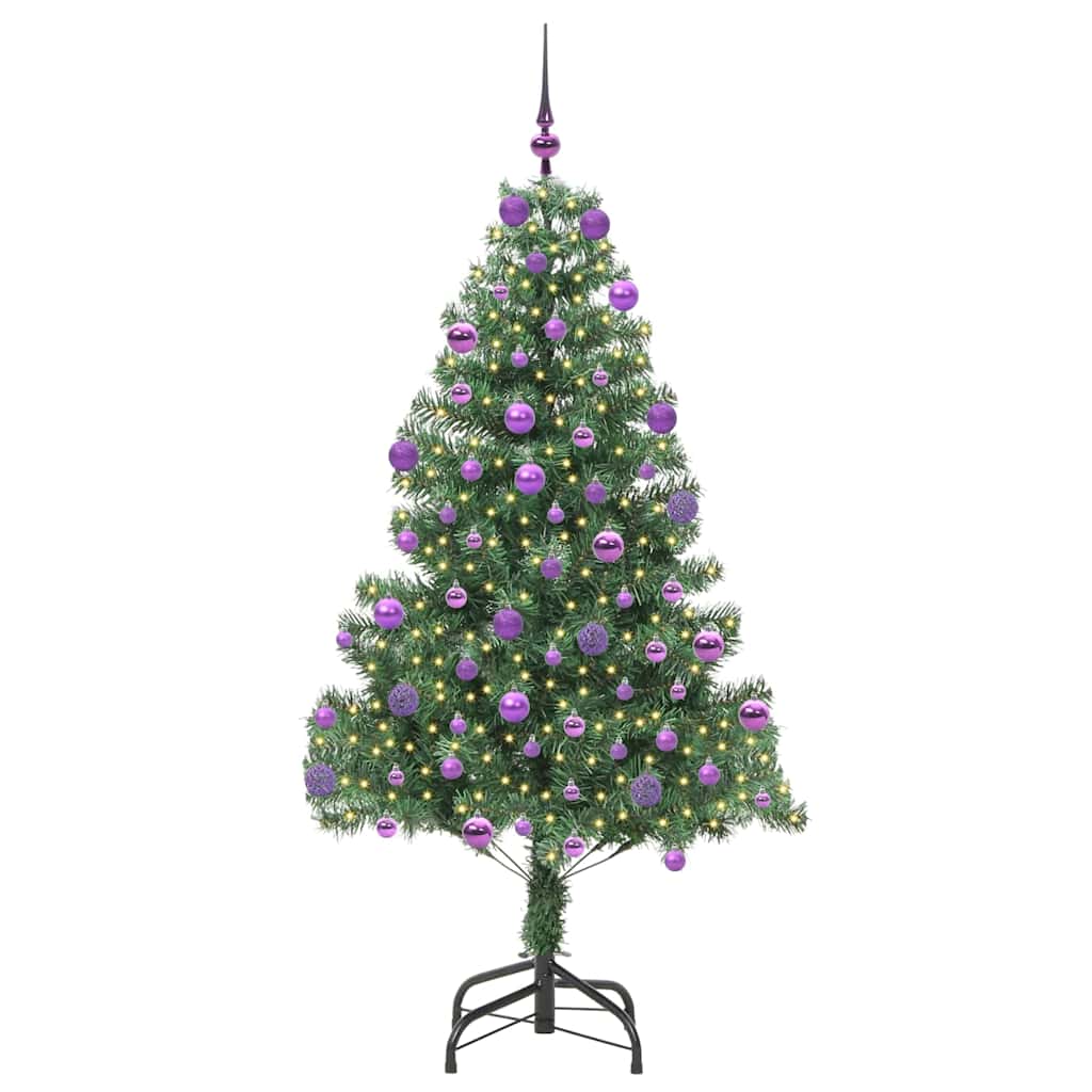 Ziemassvētku eglīte PINE HOLLOW, ar 300 LED statīvu, zaļa, 210 cm.