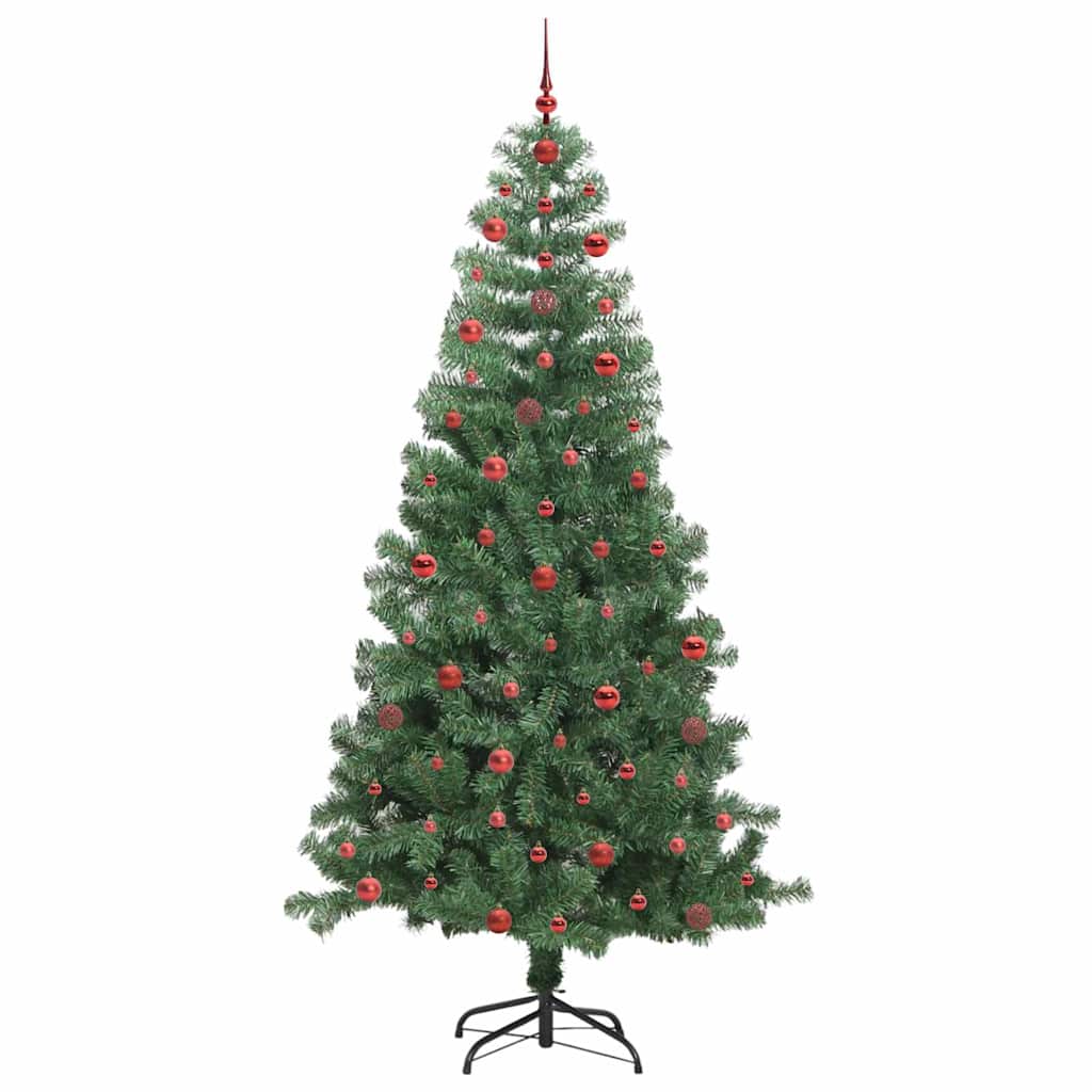 Kalėdų eglutė su 300 LED s stovu Žalia 240 cm PVC