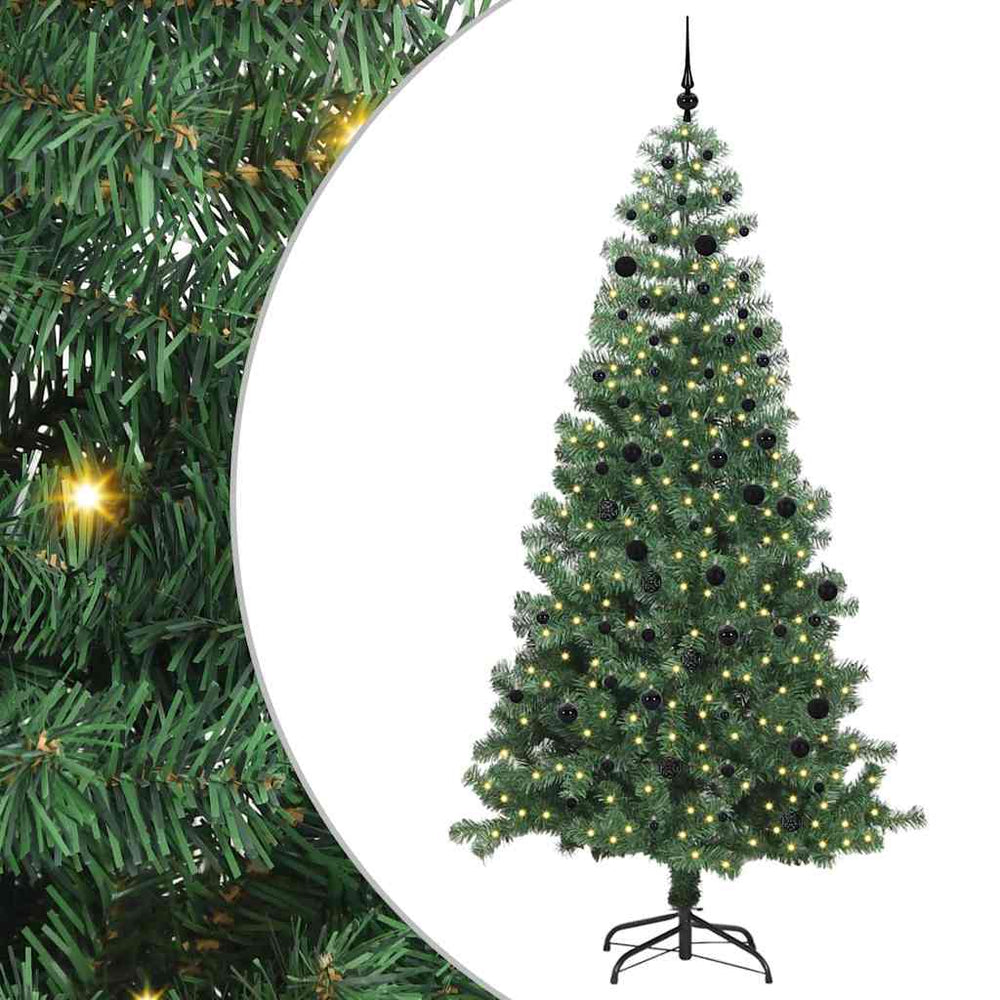 Kalėdų eglutė AURORA AK, su 300 LED stovu Žalia 240 cm.