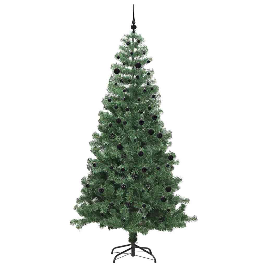 Ziemassvētku eglīte AURORA AK, ar 300 LED statīvu, zaļa, 240 cm.