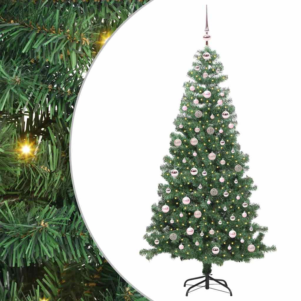 Kalėdų eglutė AURORA AK, su 300 LED stovu Žalia 240 cm.