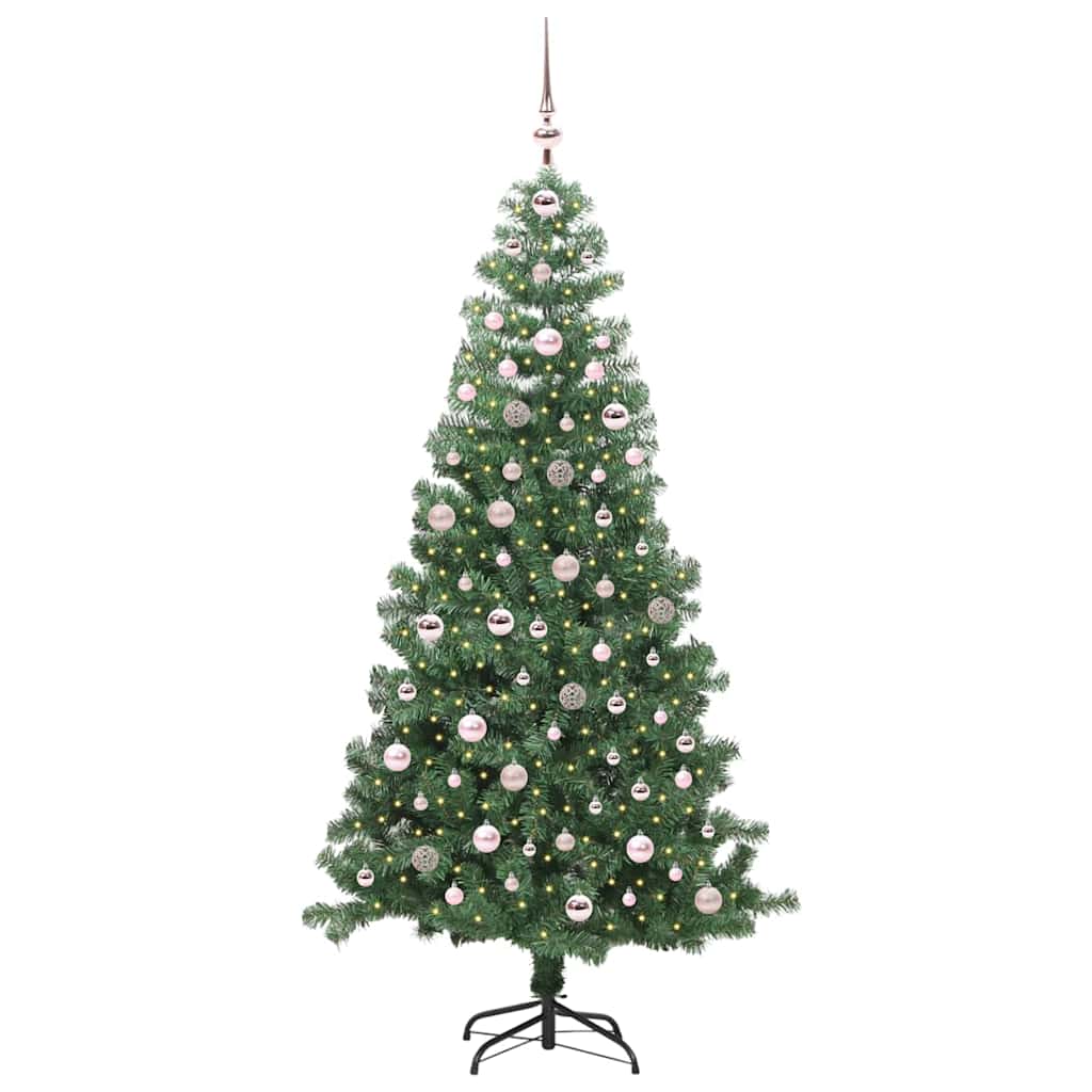 Kalėdų eglutė AURORA AK, su 300 LED stovu Žalia 240 cm.