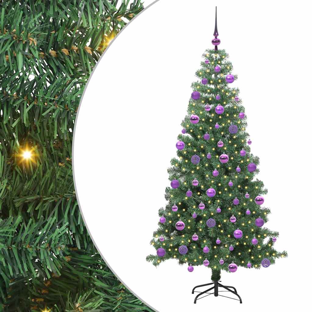 Kalėdų eglutė AURORA AK, su 300 LED stovu Žalia 240 cm.