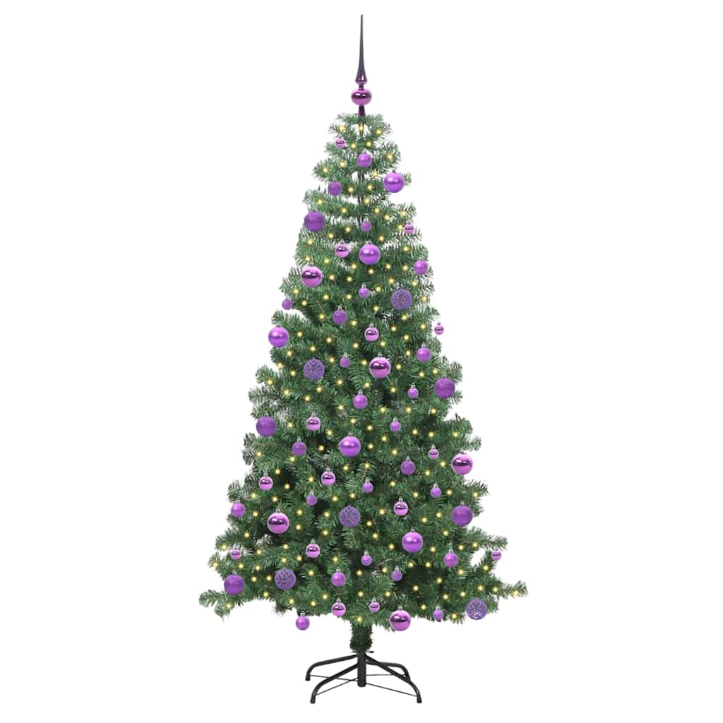 Kalėdų eglutė AURORA AK, su 300 LED stovu Žalia 240 cm.