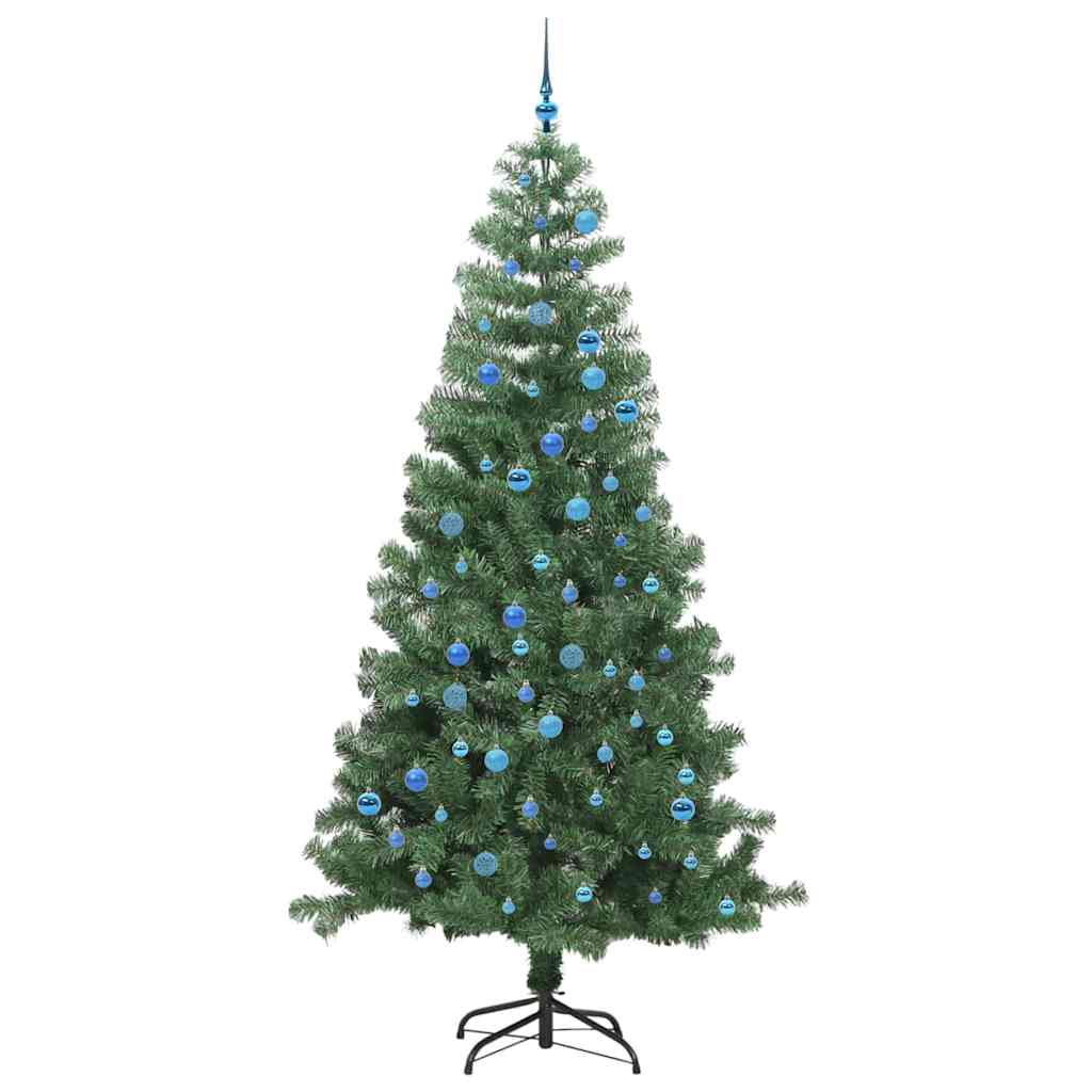 Ziemassvētku eglīte AURORA AK, ar 300 LED statīvu, zaļa, 240 cm.