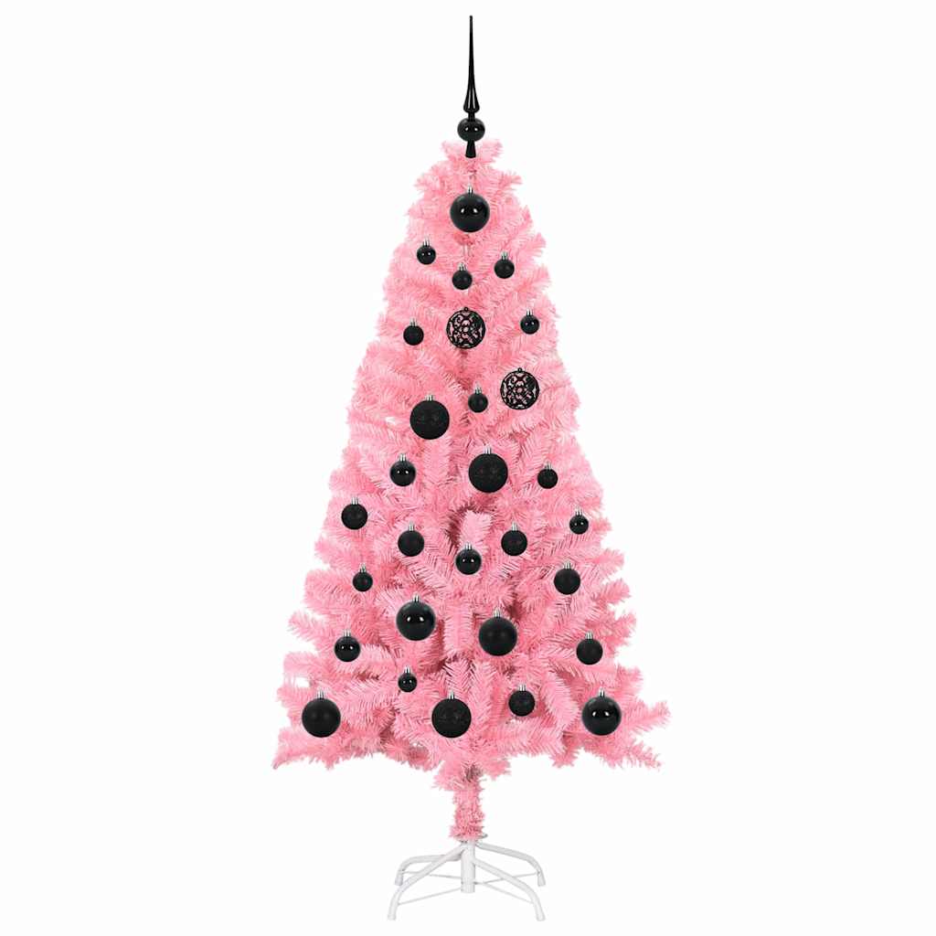 Kalėdų eglutė AURORA WINTER, su 150 LED stovu Rožinė 150 cm.