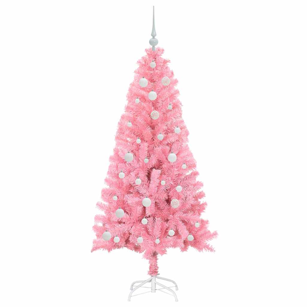 Kalėdų eglutė AURORA WINTER, su 150 LED stovu Rožinė 150 cm.