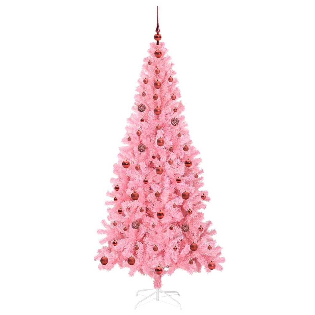 Kalėdų eglutė HORIZON AK, su 300 LED stovu Rožinė 210 cm.