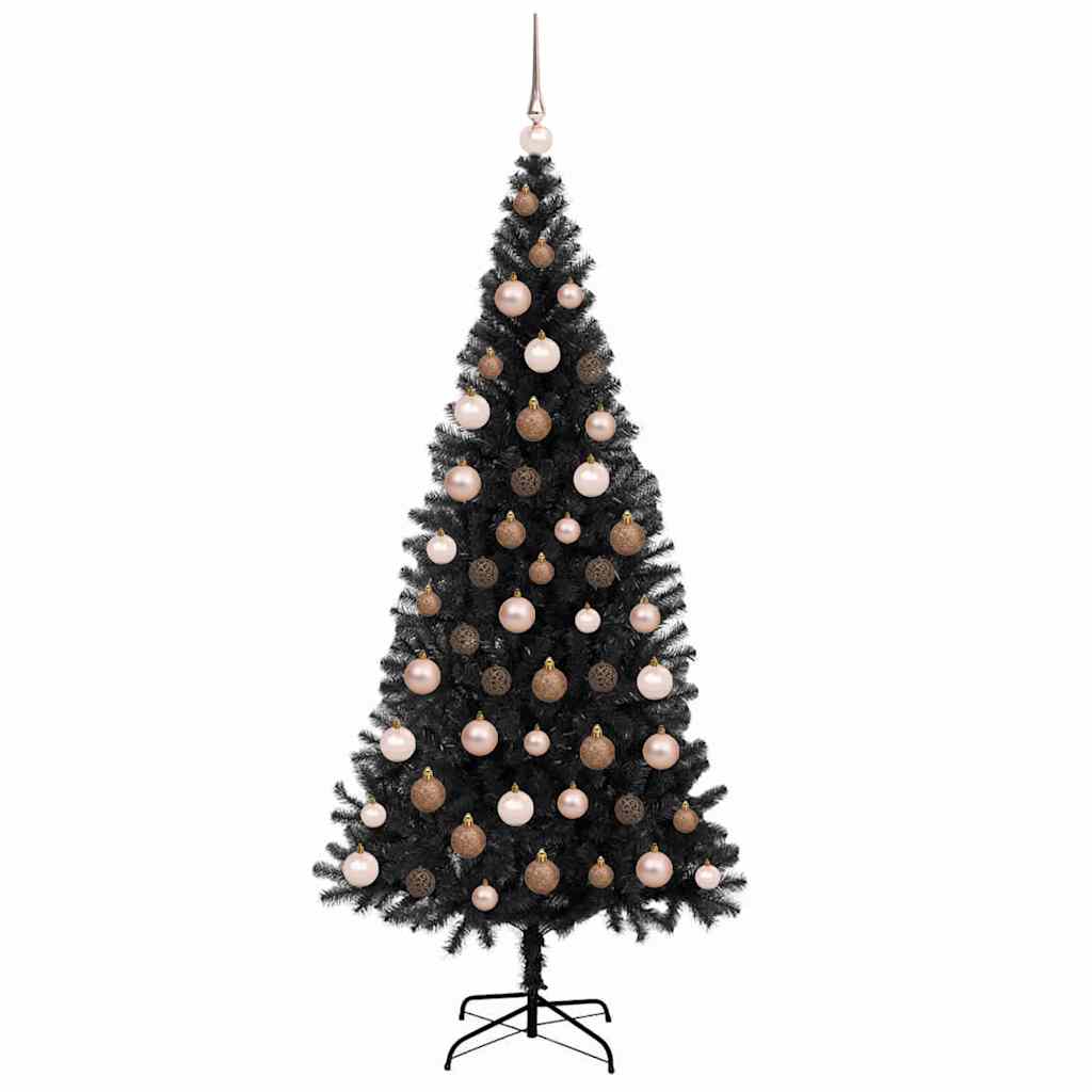 Kalėdų eglutė Juoda 180 cm PVC