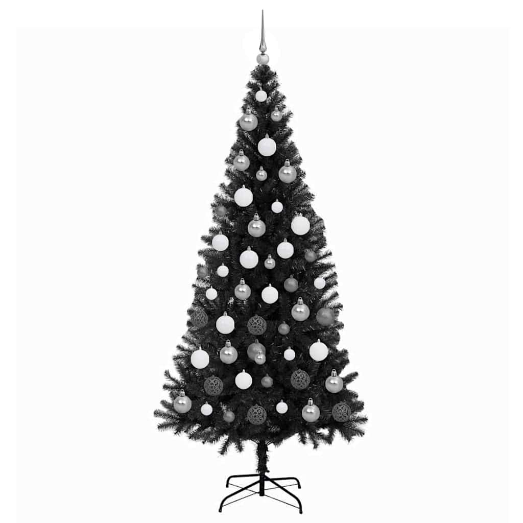Kalėdų eglutė Juoda 180 cm PVC
