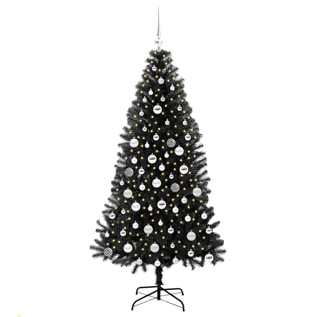 Kalėdų eglutė Juoda 180 cm PVC