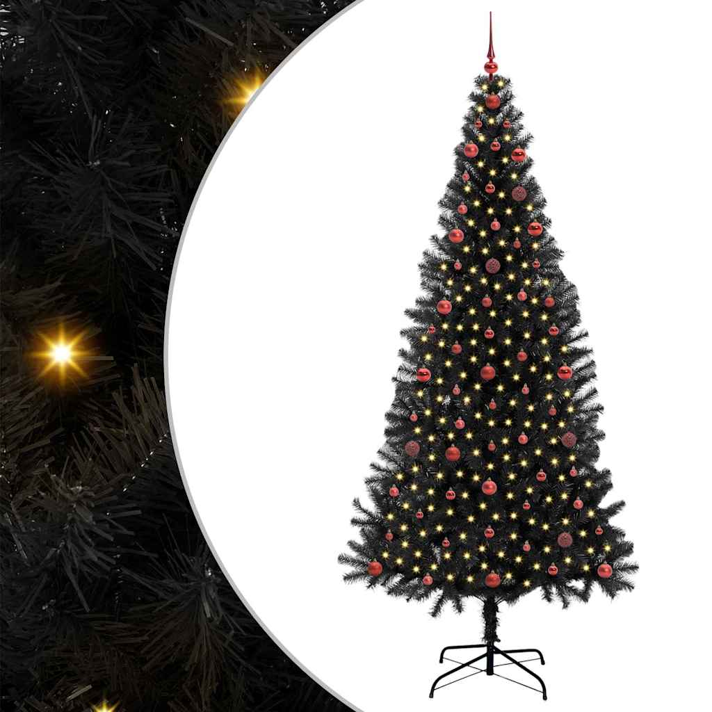 Kalėdų eglutė Juoda 240 cm PVC