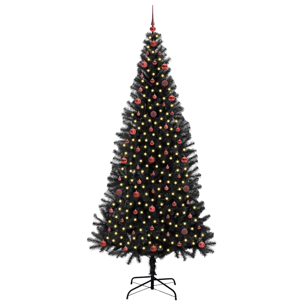 Kalėdų eglutė Juoda 240 cm PVC