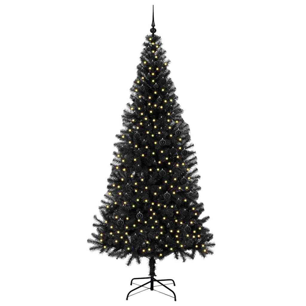 Kalėdų eglutė Juoda 240 cm PVC